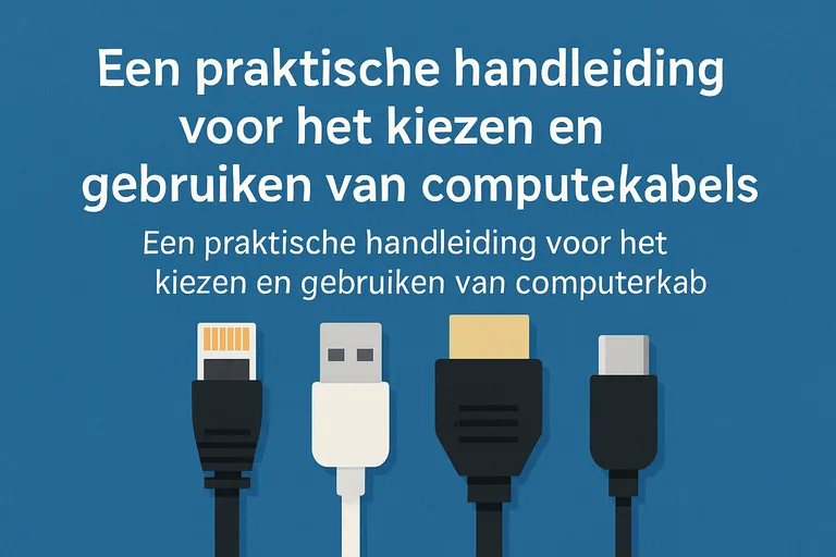 Een praktische handleiding voor het kiezen en gebruiken van computerkabels Een praktische handleiding voor het kiezen en gebruiken van computerkabels